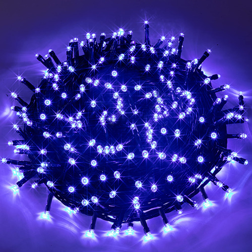 Luz Navidad Azul 240 Led 78.4 Pie Para Arbol Cadena