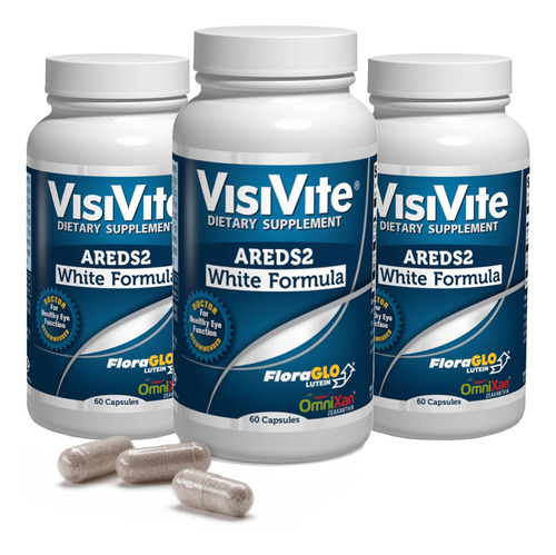 Areds 2 Vitaminas Para Ojos Blancos Sin Zinc, Zeaxantina Plu