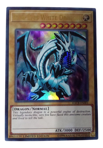 Blue-eyes White Dragon - Ultra Rare - Yu-gi-oh! (Usado)
