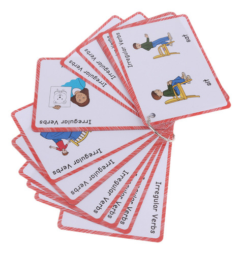 Flashcards Que Almacena Verbos Irregulares - 24 Piezas