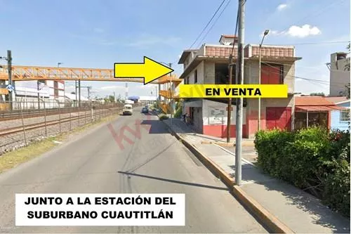 En Venta: Esquina Comercial De 3 Pisos, Junto Al Suburbano Cuautitlán!
