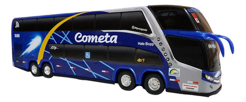 Miniatura Ônibus Cometa 2 Andares 30cm