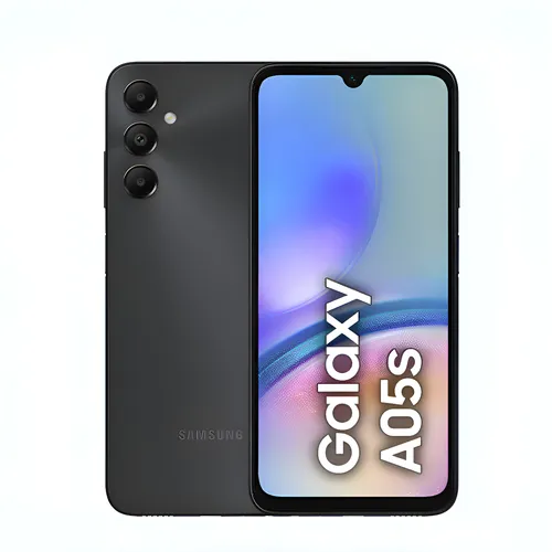 Smartphone Samsung Galaxy A05s 4G 128GB 6GB RAM Câmera Traseira Tripla 50MP + 2MP + 2MP + Selfie 13MP Tela 6.7" Preto
