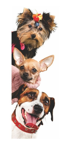 Adesivo Decorativo De Porta Cachorros Pet Shop Banho Tosa 03
