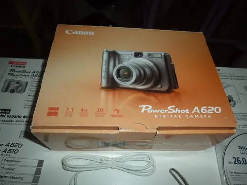 Canon Power shot A620 キャノンパワーショット Câmera Digital Canon Powershot A620-semi Novo-na Caixa | MercadoLivre