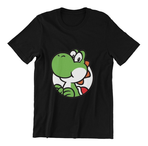 Polera Unisex Mario Bros Yoshi Arte Game Algodon Estampado