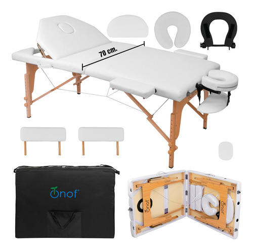 Cama Para Masaje Profesional Spa Portatil Reclinable Funda