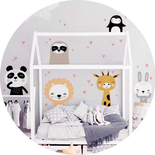 Vinilos Decorativos Para Pared Infantiles Animales Safari