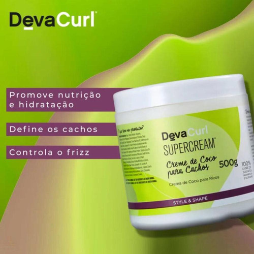 Devacurl Styling Cream Creme Modelador De Cachos 250g.