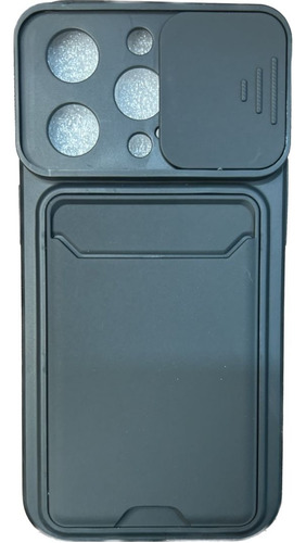 Carcasa Protector Tarjetero Cubre Camara iPhone 14 Pro Max 