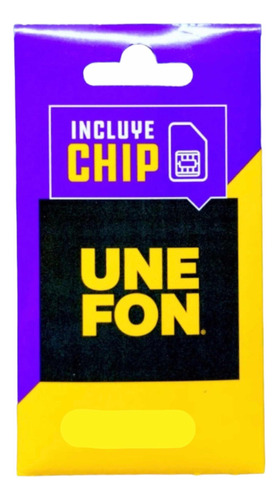 Chip Unefon Lada Cdmx Con $100 De  Saldo 21 Días