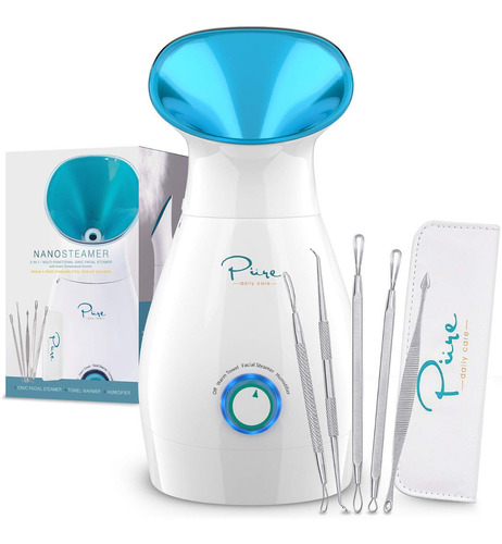 Imagen 8 de 9 de Sauna Facial Hidratante Vaporizador Limpieza De Cutis 3 En 1
