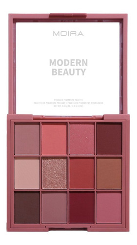 Paleta De Sombra Moira Cosmetics Modern Beauty 12 Tonos Gbc