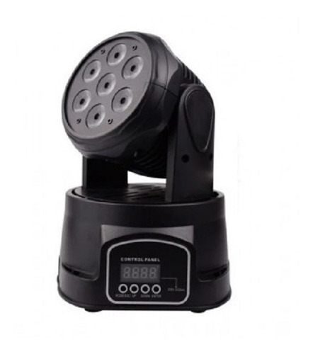 Cabeza Movil Led Wash 7x8w Rgbw 60w /lightsolution