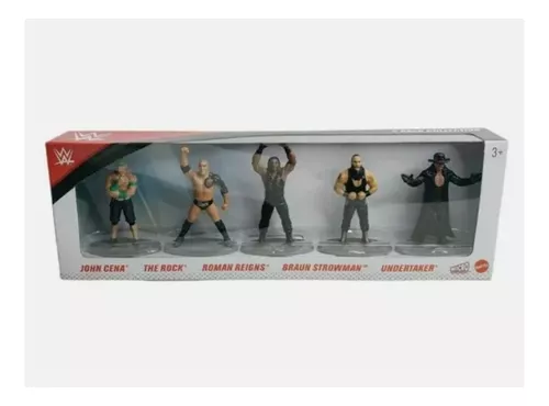 Figuras Mattel Micro Colección Wwe John Cena La Roca Roman H