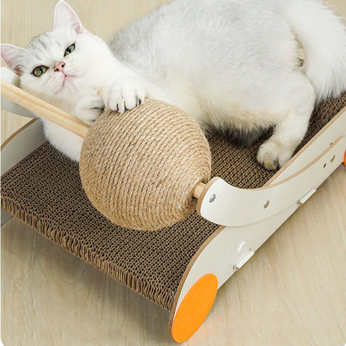 Rascador Para Gatos Con Bola, Protector De Muebles, Juguetes