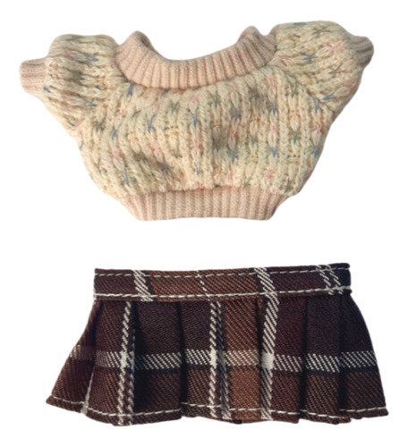 1 Piezas De Ropa Labubu Felpa For Traje Labubu