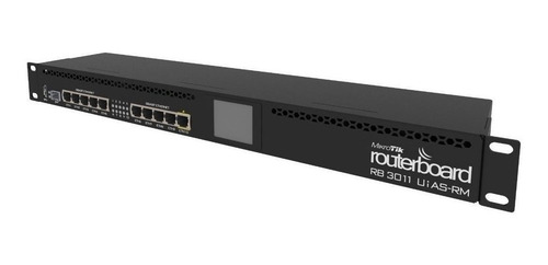 Imagen 2 de 2 de Router, Bridge MikroTik RouterBOARD RB3011UiAS-RM negro 100V/240V