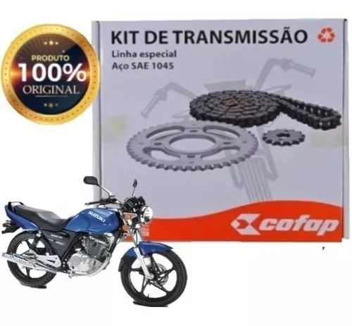 Kit Relação Suzuki Yes 125 Intruder 125 Katana Cofap Origina