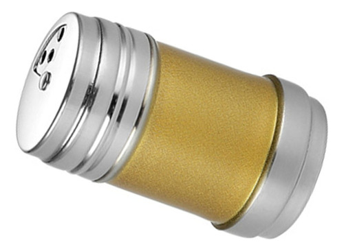 N Tarro De Condimento Portátil De Acero Inoxidable Amarillo