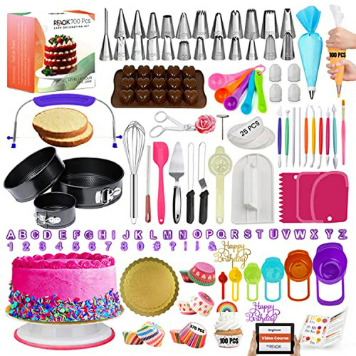 Kit De Suministros Para Decoración De Pasteles De 700 Piezas