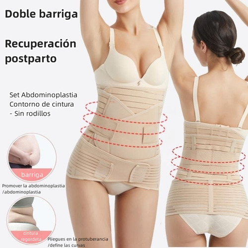 Faja Postparto Maternidad Embarazo 3 En 1 Moldeadora Cesárea