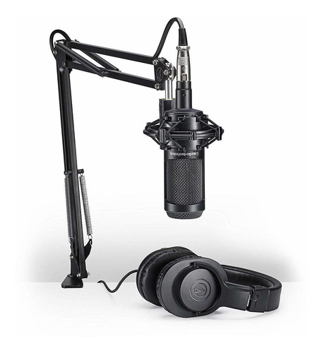 Audio-technica At2035pk Pack Streaming / Podcast  Mic/aur