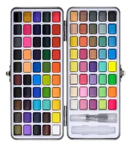 Comprar Set De 90 Acuarelas Regulares, Metalizadas Y Fluorescentes