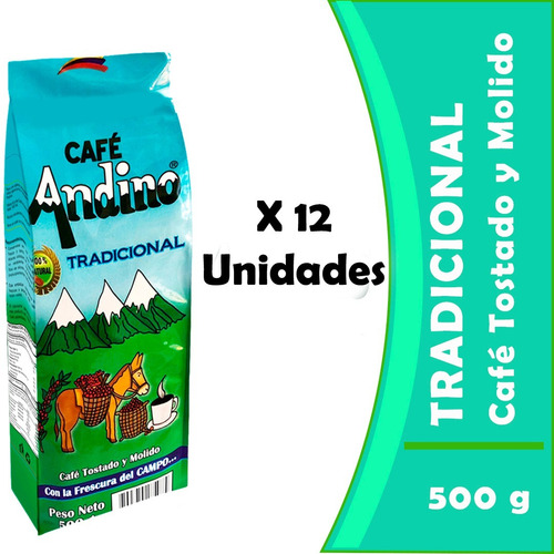 Café Andino Tradicional X 12 Unidades 