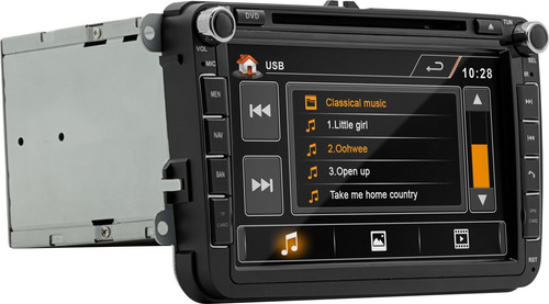 Estereo Pantalla Volkswagen 8 Pulgadas Gps Dvd Usb Gps Vw
