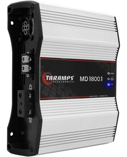 Potencia Auto Taramps Md 1800 W Monoblock 1 Ohm Amplificador