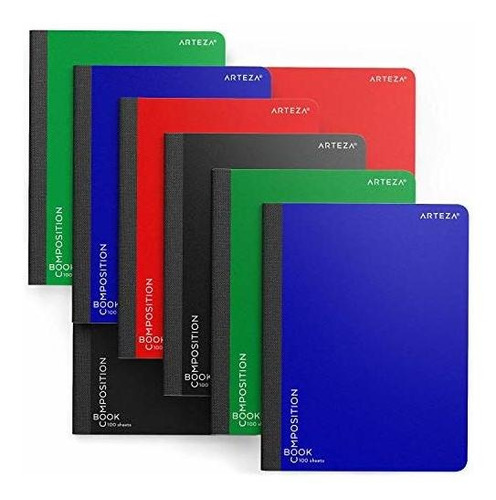 Paquete De Cuaderno Para Colegio Estilo Multi Color 9 Piezas