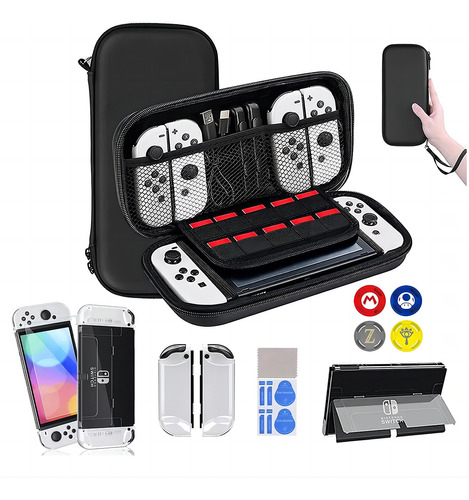 Kit De Estuche Y Accesorios Para Nintendo Switch Oled