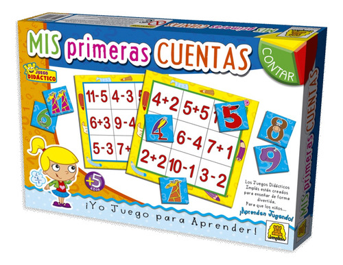 Mis Primeras Cuentas Juego De Mesa Lotería Didactica Numeros