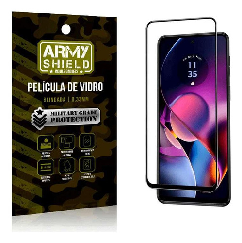 Película De Vidro 3d Blindada Moto G54 6,5 - Armyshield