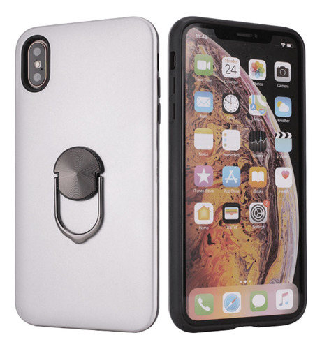 Estuche Armadura Con Anillo Compatible Con iPhone XS Max