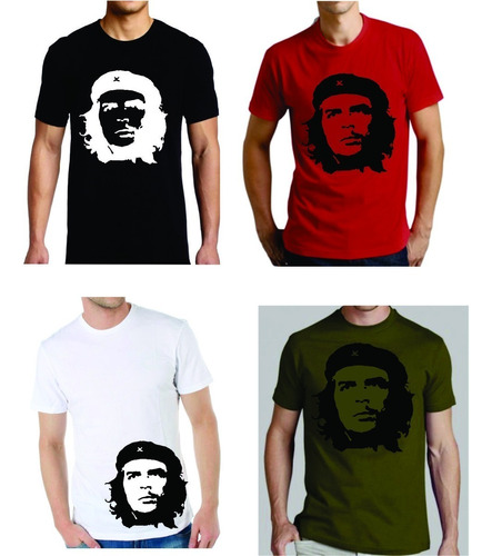 Remera Che Guevara 100 % Algodón Vinilo Termotranferible