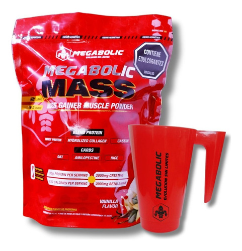 Megabolic Mass 2 Lbs Proteina - L a $52