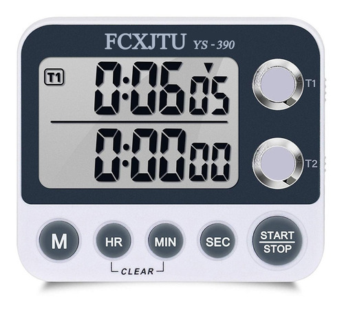 Fcxjtu - Temporizador Digital De Cocina Doble Temporizador D