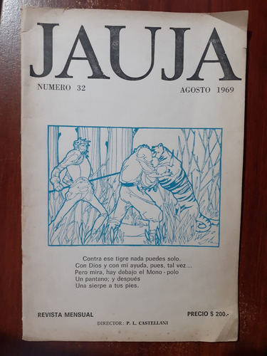 Antigua Revista Jauja Número 32 - Agosto 1969 (Usado)