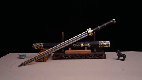 Imagem 2 de 4 de Espada Chinesa Tradicional Jian Dinastia Han Wushu Kung Fu