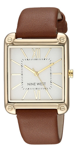 Reloj Mujer Nine West Nw-2116svbn Cuarzo Pulso Marron En