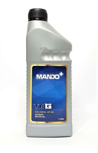 Aceite Motor Mando 20w50 Tbg Sintético Api Sm 1 Litro