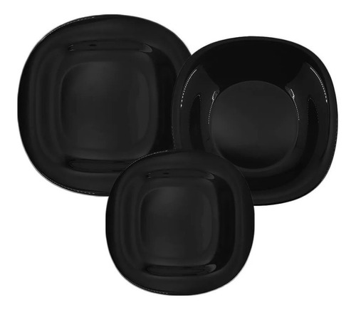 Set Vajilla Juego De Platos Luminarc Carine V. Templado X18p