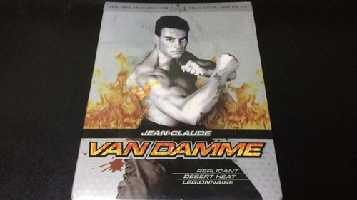 Jean-claude Van Damme  Pack 3 Dvd Box Set Nuevo Cerrado