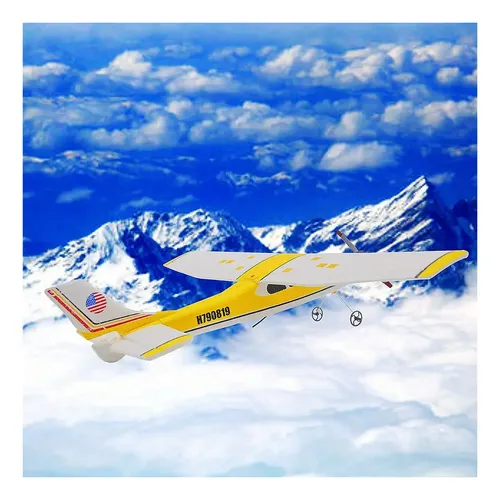 Avión RC F-22 De Control Remoto 2.4 GHz | Avión Teledirigido Con Luces LED Y 3 Canales | Regalo Para Niños Y Adultos