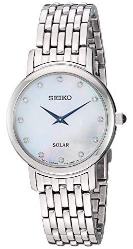 Seiko  Reloj De Cuarzo De Acero Inoxidable Para Mujer Color 