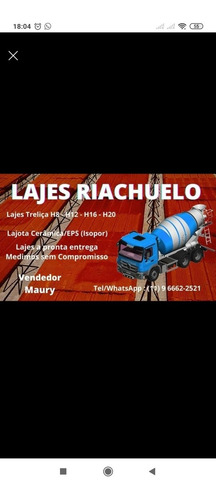 Imagem 1 de 5 de Lajes H8, H12 ,malhas E Ferragens