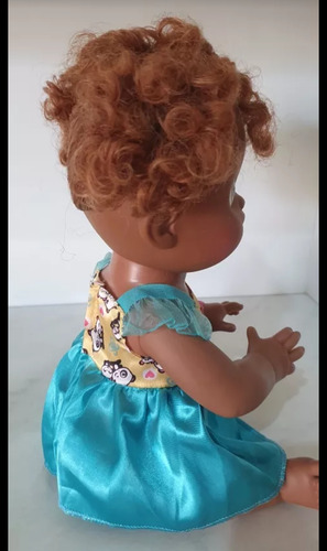 Boneca Baby Alive Hora De Comer Negra - Hasbro A8347 (Usado)