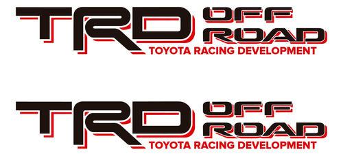 1 Par De Sticker Trd Off Road Para Tacoma Tundra